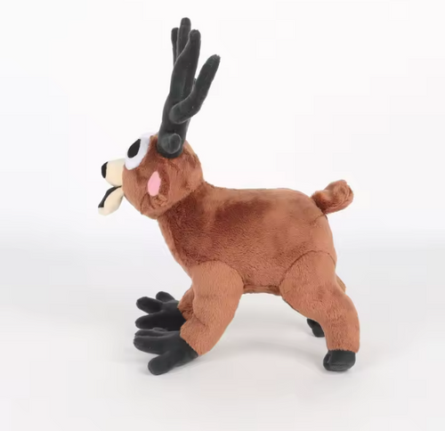 MASKOTKA 99 NOCY W LESIE – JELEŃ NA 4 ŁAPACH – PLUSZAK 30 CM