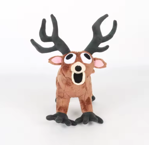 MASKOTKA 99 NOCY W LESIE – JELEŃ NA 4 ŁAPACH – PLUSZAK 30 CM