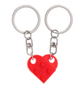 2Pcs Love Heart Brick – Breloki Do Kluczy Dla Par